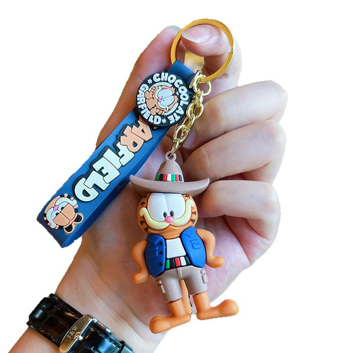 Wholesale Cartoon Cowboy Keychain Cross-Dressing Doll Couple Bag Pendant Boutique Student School Bag Pendant