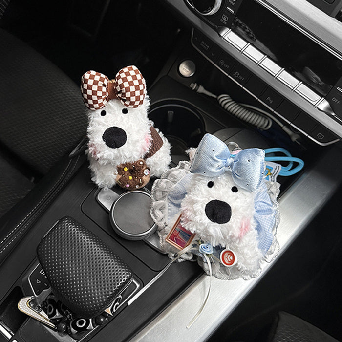 Wholesale Cute Dog Keychain Bag Pendant Small Fresh Girl's Heart Doll Gift