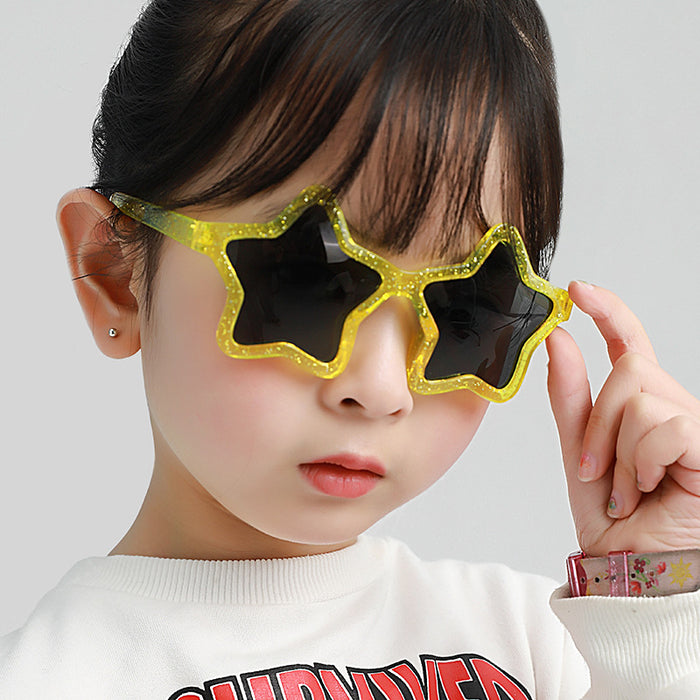 Wholesale New children's cartoon sunglasses, fashionable and personalized decorative sunglasses, cute sunglasses