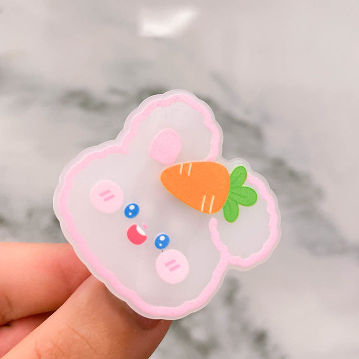 Wholesale cute cartoon children's hairpin funny luminous bangs clip children's fun cute baby side clip jewelry