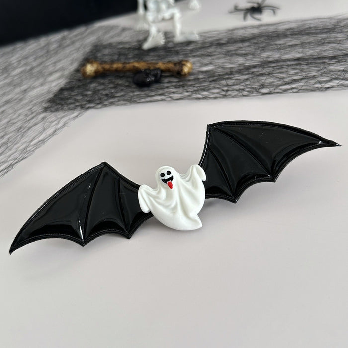 Wholesale New Halloween Headdress Dark Series Funny Pumpkin Single Eye Devil Bat Wings Side Hairpin Hairpin