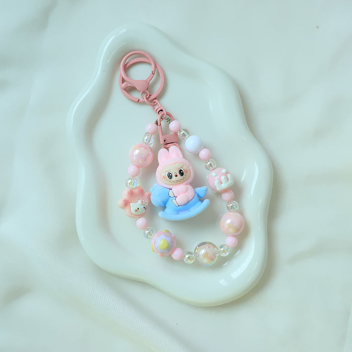 Wholesale Internet Celebrant Cross-border Trojan  Keychain Doll Pendant Cute Three-dimensional Cute Grain Tide Play Blind Box Bag Hanging Ornaments