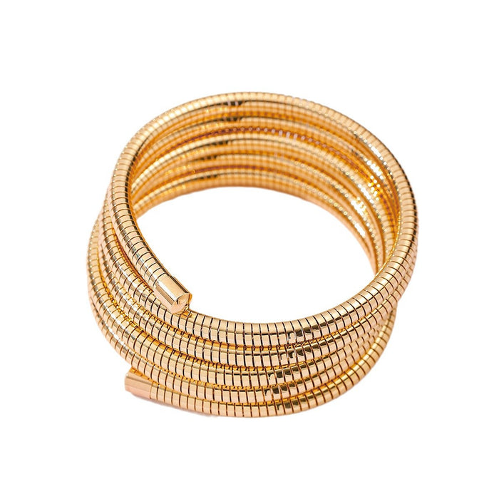 Wholesale New exaggerated multi-layer bracelet, simple alloy snake bone chain bracelet, and hand jewelry for accessories