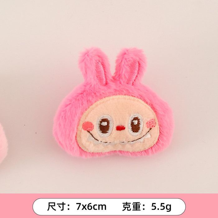 Wholesale Cartoon Plush Pendant Cute  Doll Brooch Bag Pendant Small Accessories