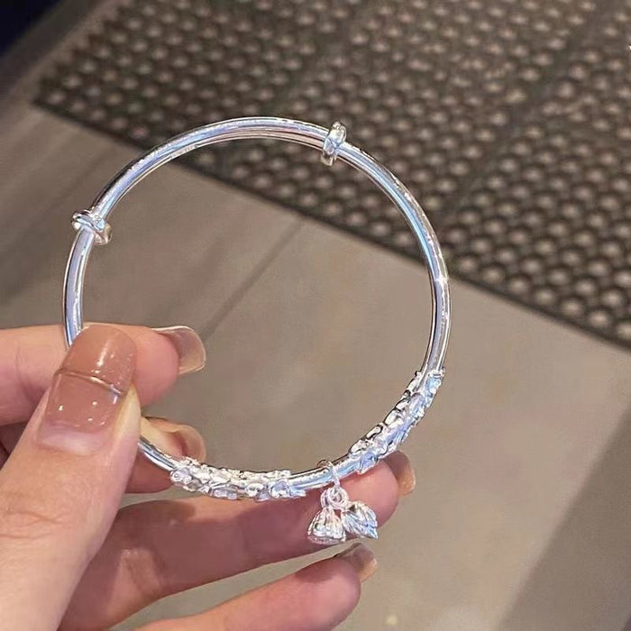 Wholesale Small and niche solid push-pull adjustable relief bracelet