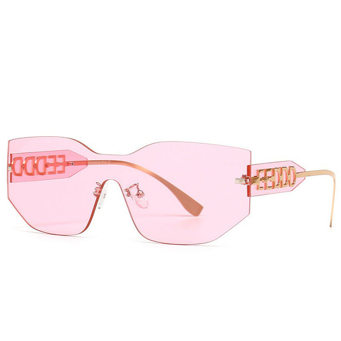 Wholesale Frameless PC Women's Sunglasses JDC-SG-YingBang006