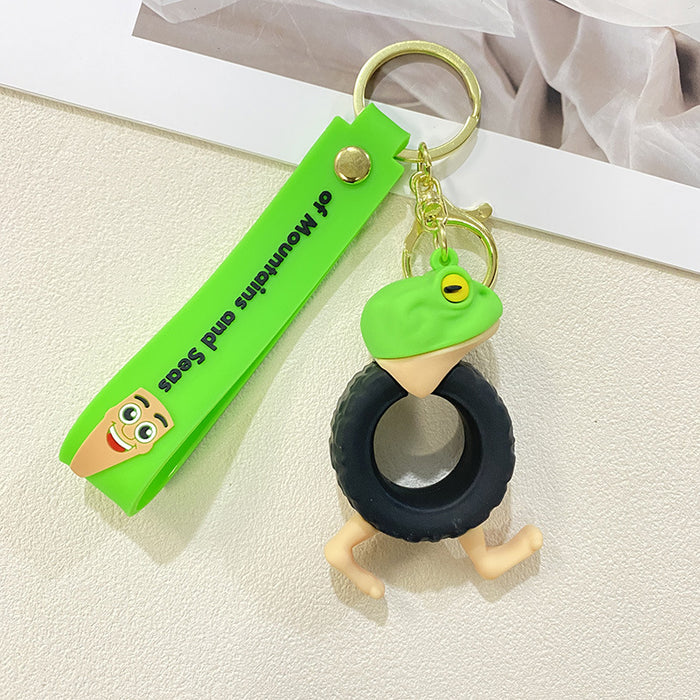 Wholesale Wooden Stick Man Bigfoot Tree Shark Doll Pendant