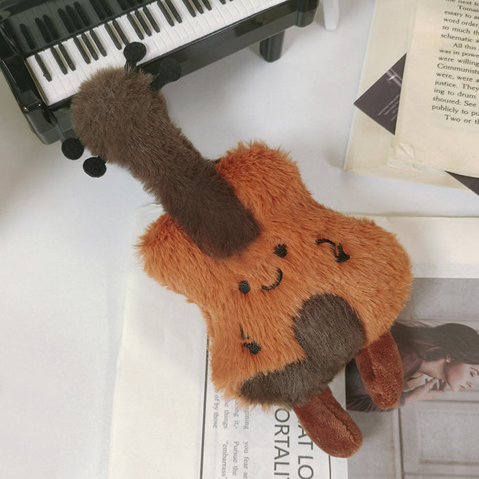 Wholesale Shanghai Wenchuang Musical Instrument Surrounding Plush Violin Cute Doll Pendant Decorative Ornaments Travel Commemorative Gift