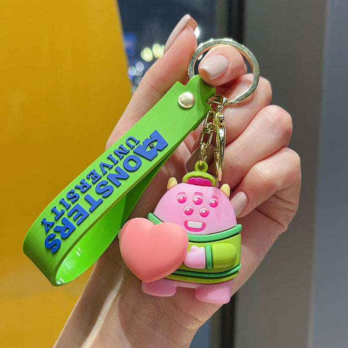 Wholesale Creative cartoon car key chain  cute couple bag doll