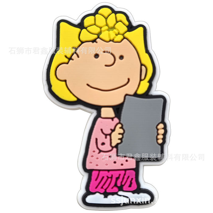 Wholesale 50pcs hole shoes soft rubber decorative buckle shoe accessories