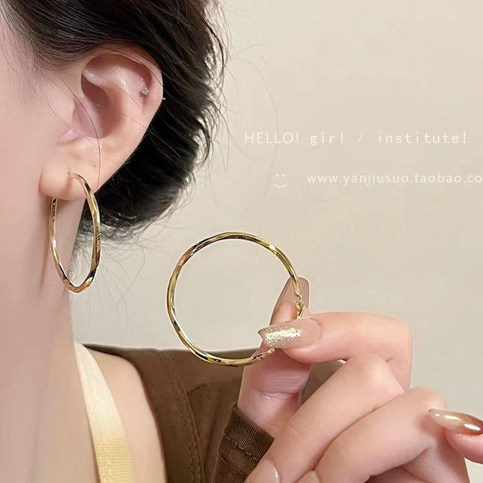 Wholesale Personality Large Hoop Earrings