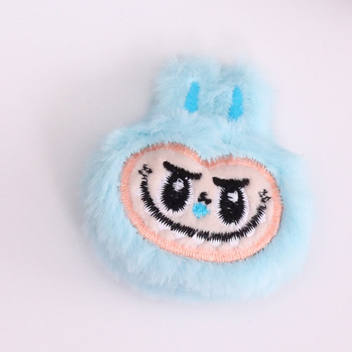 Wholesale Cartoon Brooch Plush Batch Cute Cloth Doll Toy Bag Pendant Clothing Accessories