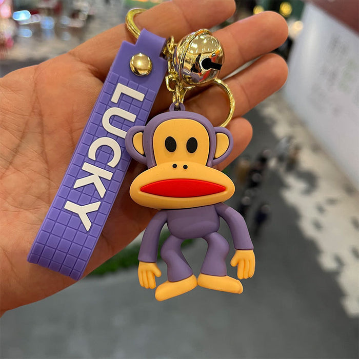 Wholesale PVC Cartoon Big Mouth Monkey Keychain JDC-KC-MiaoYi050