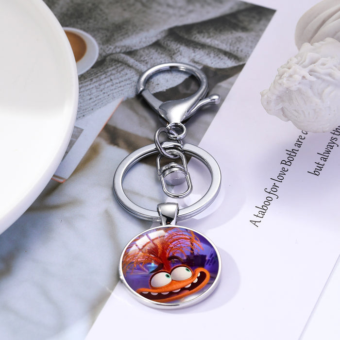 Wholesale Cartoon Time Gem Zinc Alloy Keychain JDC-KC-BS022