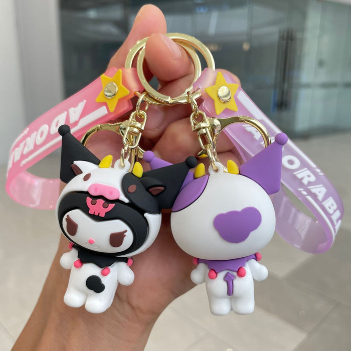 Wholesale Keychain Cute Doll Car Keychain Men's and Women's Bag Pendant