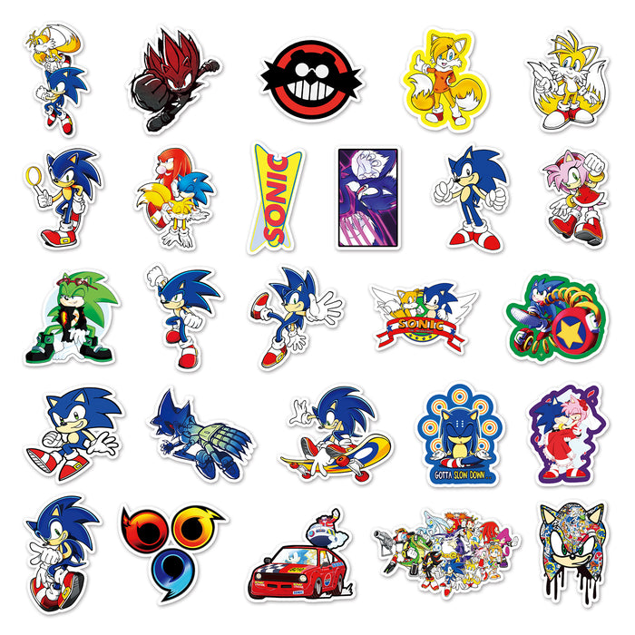 Wholesale 51pcs Cartoon anime graffiti stickers luggage car guitar scooter waterproof decorative stickers