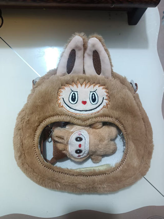 Wholesale Plush Cartoon Children' s Bag Cute Little Girl Doll Handbag Shoulder Bag