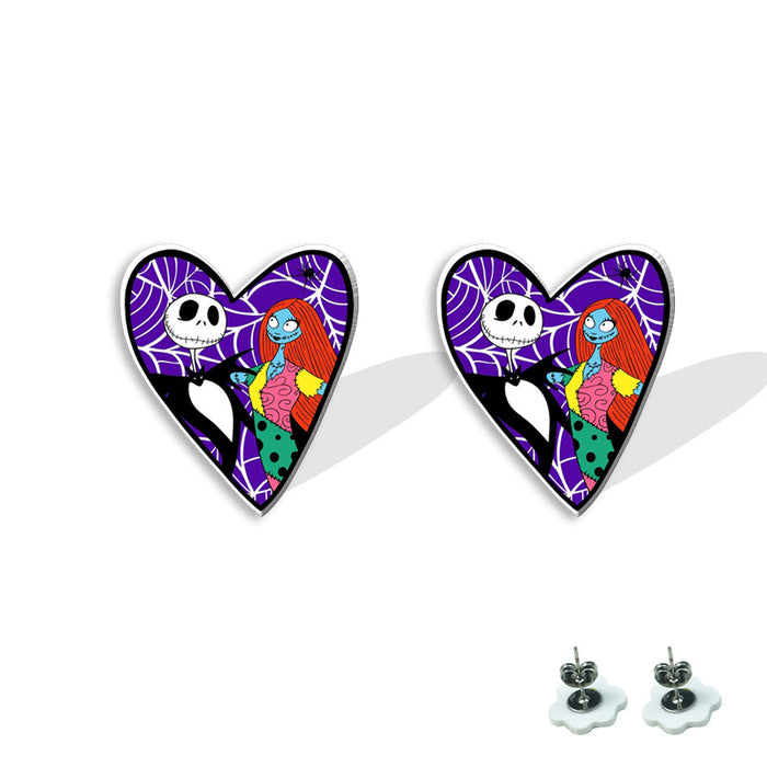 Wholesale  earrings heat shrink earrings acrylic earrings