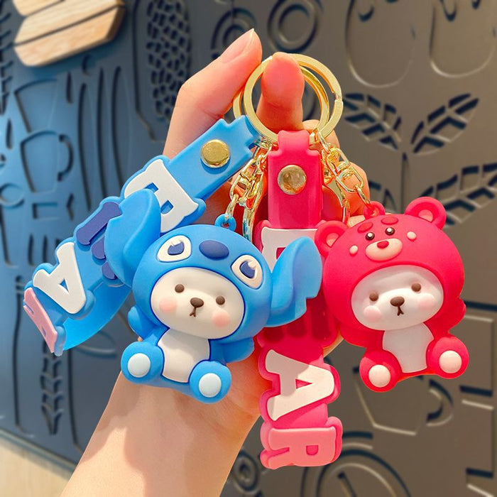 Wholesale Resin Cute Doll Keychain JDC-KC-XingLao002