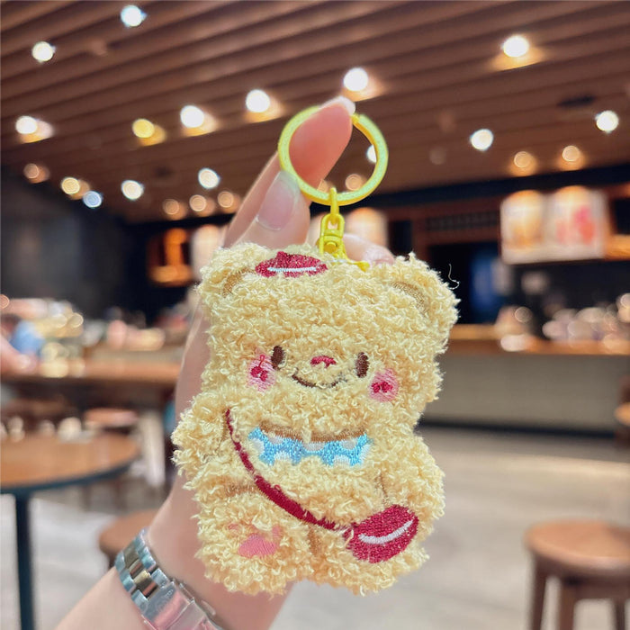 Wholesale Keychain Creative Plush Small Pendant Bag Keychain