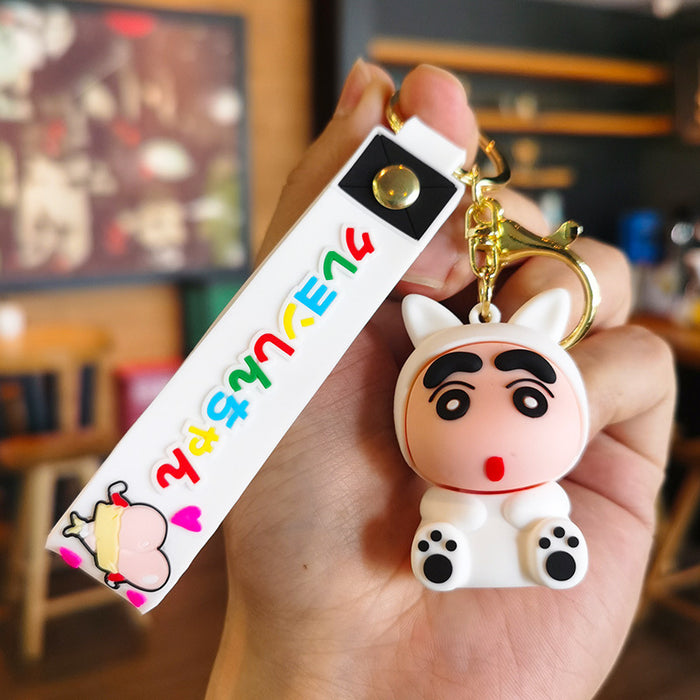 Wholesale Cartoon Doll Silicone Keychain JDC-KC-Tingm271