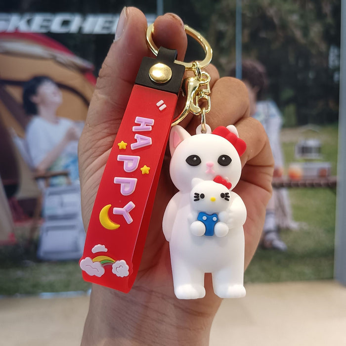 Wholesale PVC Cartoon Doll Keychain JDC-KC-KuangK014