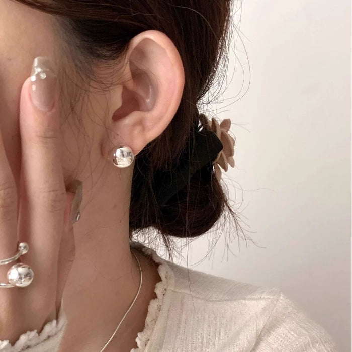 Wholesale Earrings for Women Round Asymmetrical Style Tiger Eye Stone Earrings