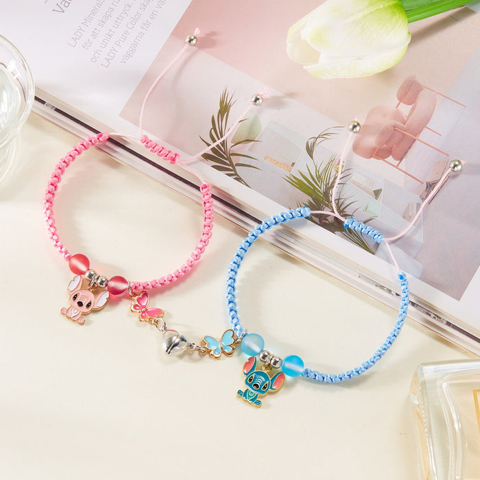 Wholesale Love Magnetic Braided Bracelet JDC-BT-Chuya002