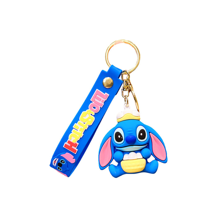 Wholesale   Couple's Cartoon Key Chain Pendant Bag Cute Boys Keychain Decorations  Girls Doll