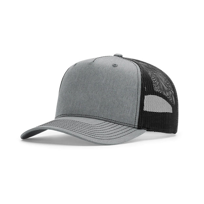 Wholesale Sunscreen breathable slightly curved baseball cap 5-piece mesh cap