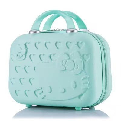 Wholesale Bear and Cat Cosmetic 14 Inch Suitcase