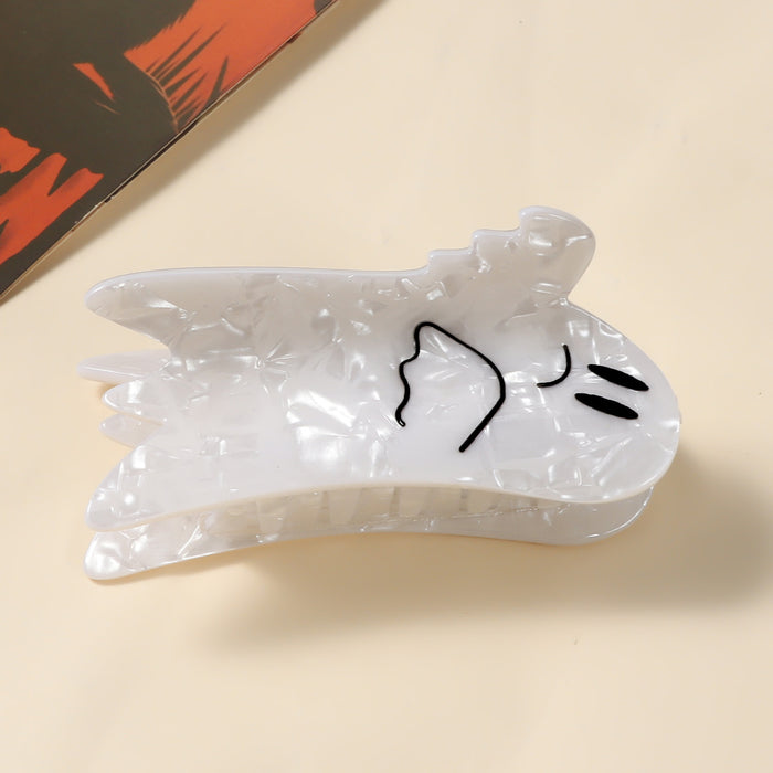 Wholesale Pumpkin Skull Shark Hair Clip PVC Creative Hair Accessory For Haunted House Party