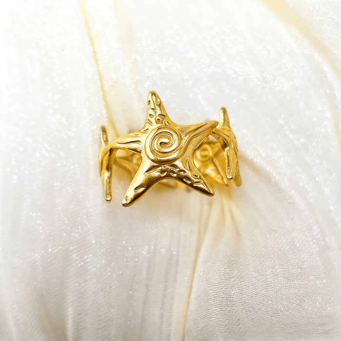Wholesale Ocean Series Stainless Steel Ring