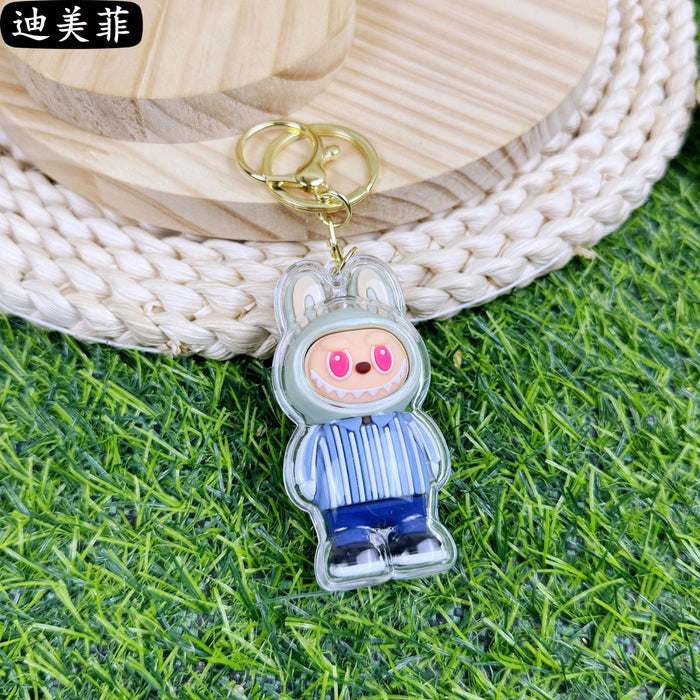 Wholesale Creative Acrylic Cartoon Cute Keychain Popular Children' s Gift Small Pendant Doll