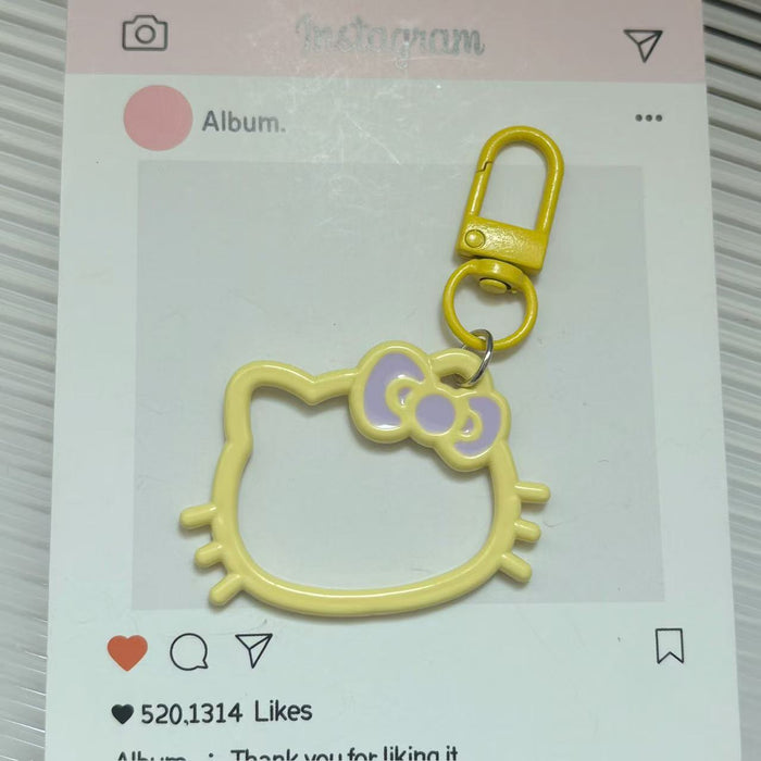 Wholesale Cute cartoon cat paw keychain