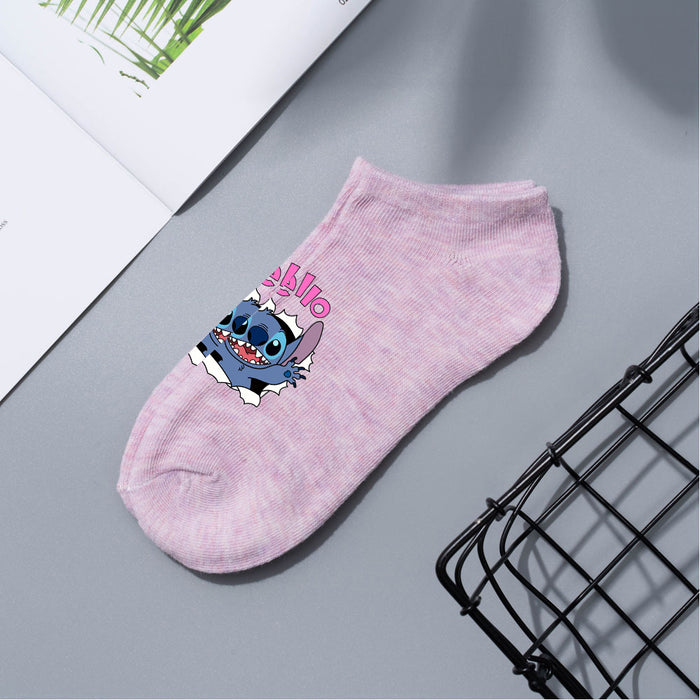 Wholesale Cartoon Short Cotton Socks JDC-SK-WuDuomei005