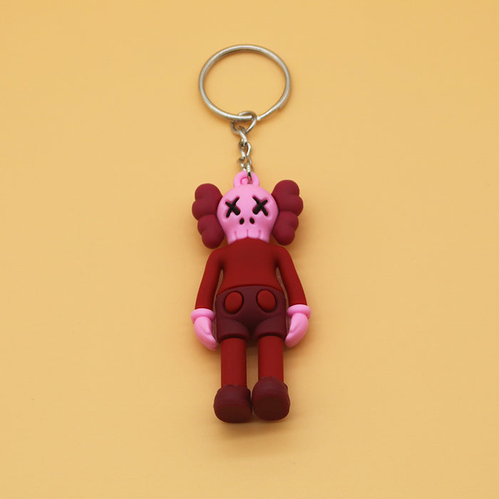 Wholesale Simple Cute Doll Bear Pendant Keychains