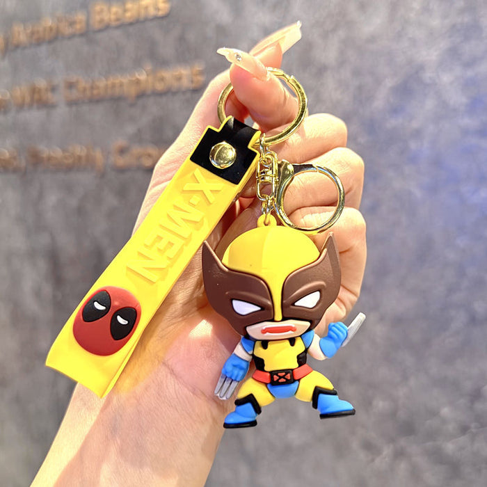 Wholesale Cartoon Wolverine Bag Pendant Car Key Chain