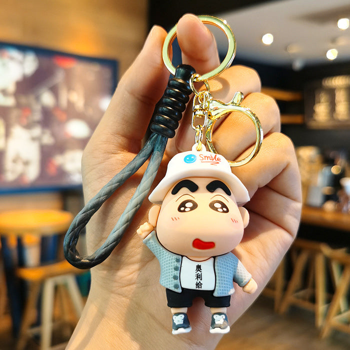 Wholesale Cartoon Silicone Doll Keychain JDC-KC-Tingm304