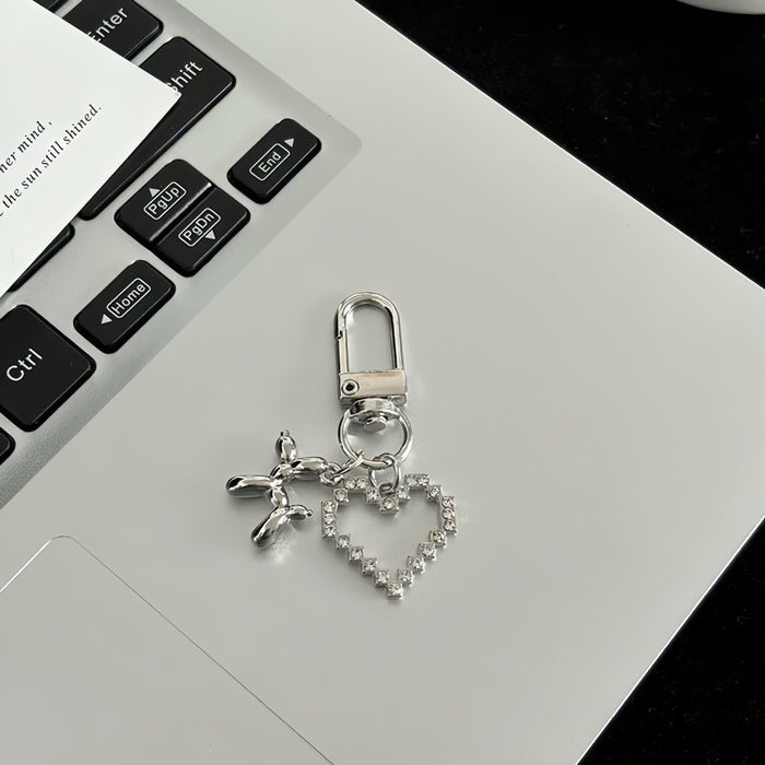 Wholesale Diamond Sweetheart Candy Keychain Sweet Cool Pendant Student Bag Accessories