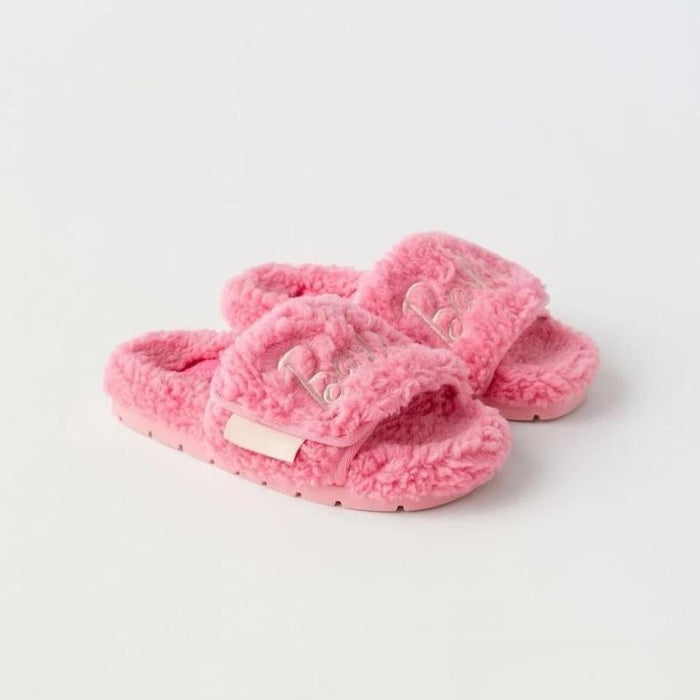 Wholesale Lamb Wool Thick Sole Plush Slippers JDC-SP-YYDD001