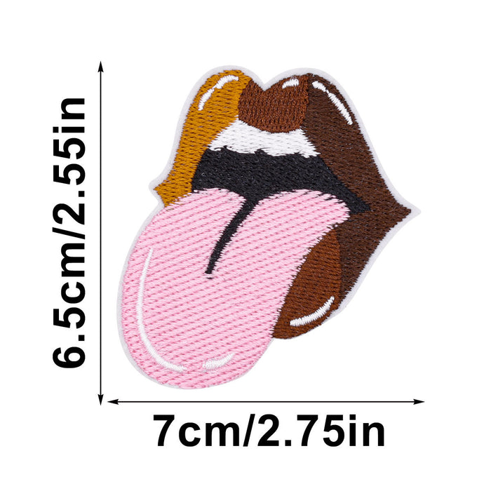 Wholesale Cartoon Animation Black Cloth DIY Patches