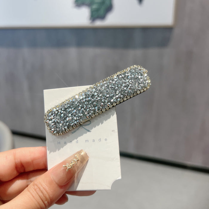 Wholesale Rhinestone Hairpin Elegant Bangs Clip Flash Diamond Edge Clip