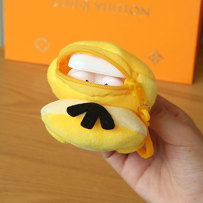 Wholesale Yellow Duck Plush Bag Charm Car Key Accessory Cute Coin Purse