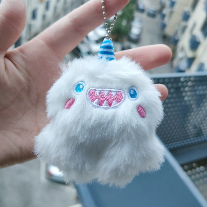 Wholesale Monster Clumsy Keychain Unicorn Plush Pendant Same Style Bag Pendant JDC-KC-RC004