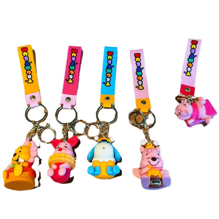 Wholesale Rubber Cartoon Doll Three-dimensional Keychain JDC-KC-Tingm121