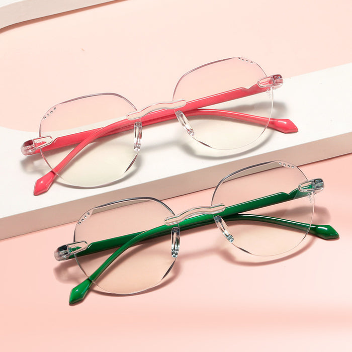 Wholesale PC Trimmed Color Gradient Reading Glasses JDC-SG-JinChu004