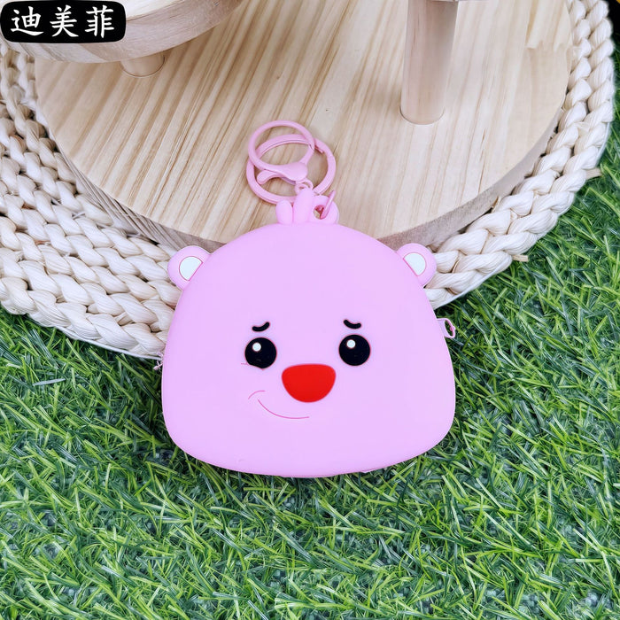 Wholesale Cute Coin Purse Keychain Cartoon Doll Keychain Couple Student Bag Claw Machine Small Pendant