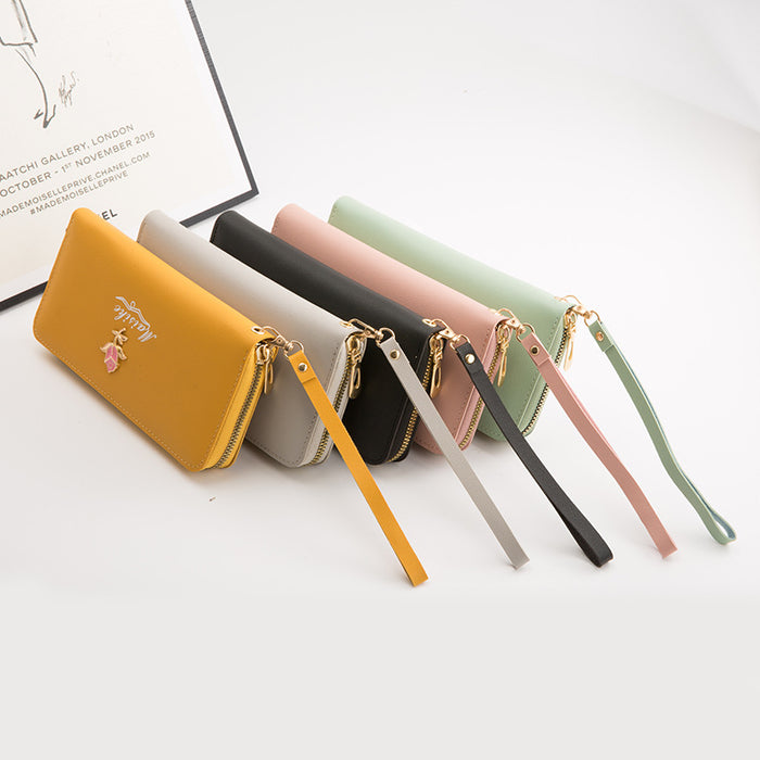 Wholesale Zipper Multifunctional Long Women Wallet Clutch Bag JDC-WT-QJR011