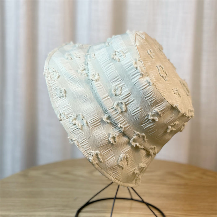 Wholesale wide brim fisherman hat women's  basin hat sun protection sun protection hat fashion